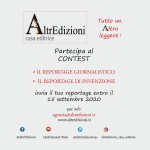 AE CONTEST 2020 Tra giornalismo e letteratura: IL REPORTAGE