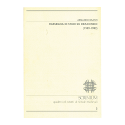 RASSEGNA DI STUDI SU DRACONZIO (1952-1982)